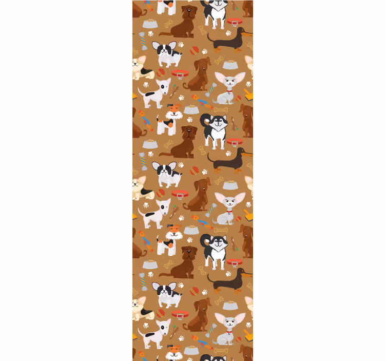 Childrens blind with adorable puppy pattern - TenStickers