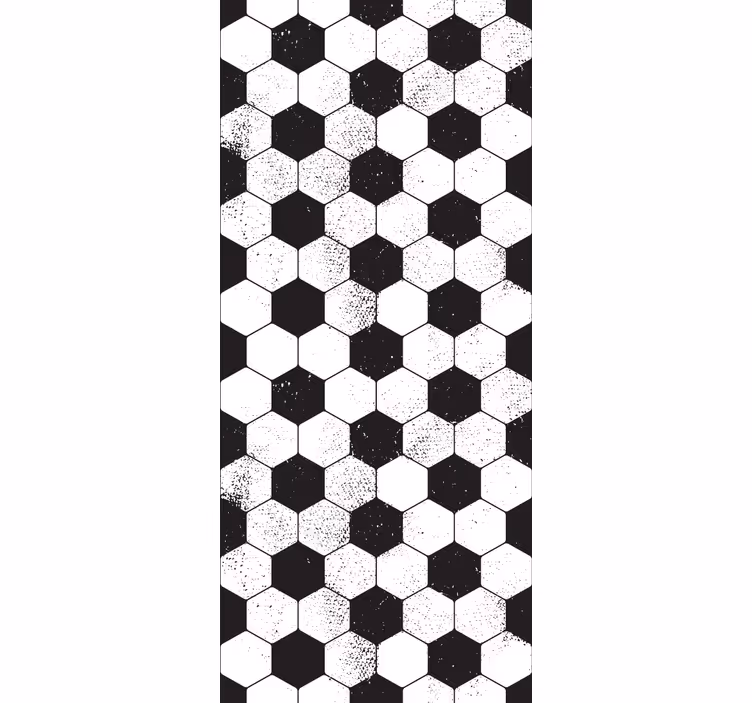 Childrens blind with grunge soccer ball design - TenStickers