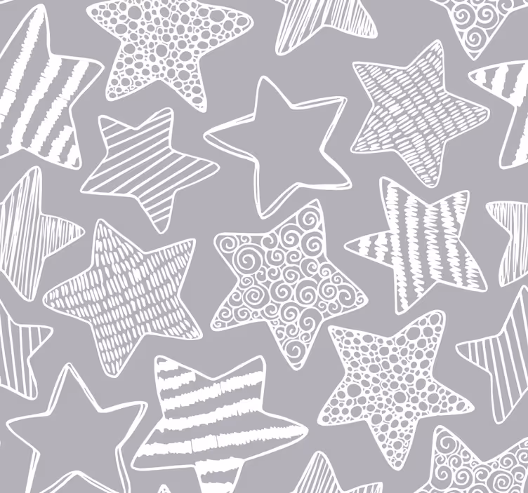 Childrens blind white star - TenStickers