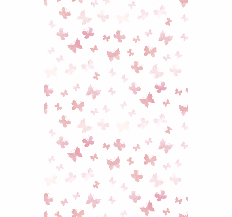 Childrens blind pink butterflies - TenStickers