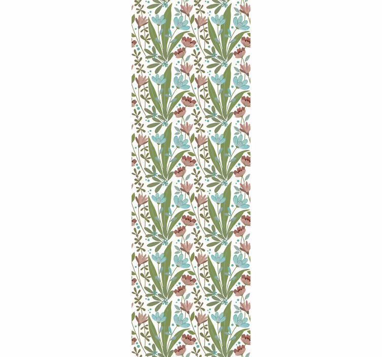Office blind granny chic floral design - TenStickers