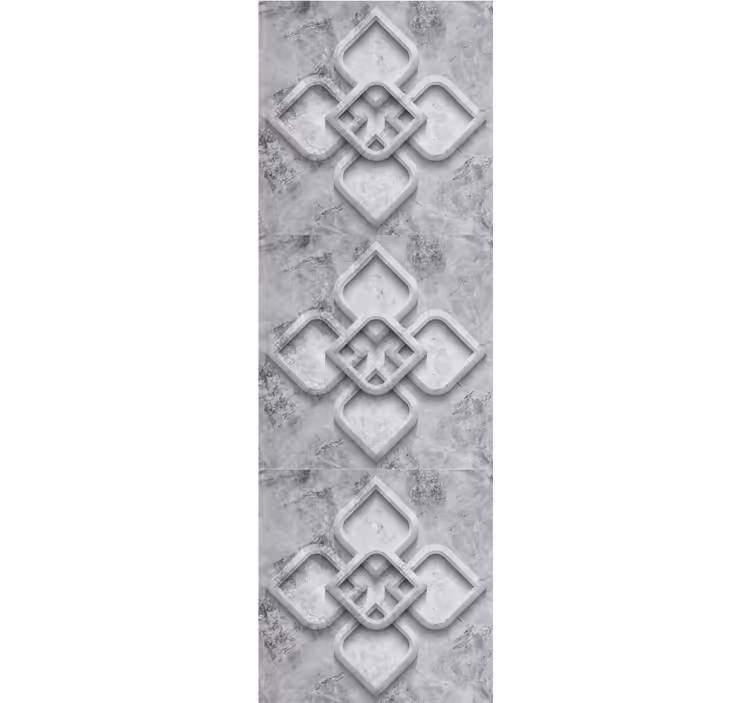 Office blind with grey 3d stone patterns - TenStickers