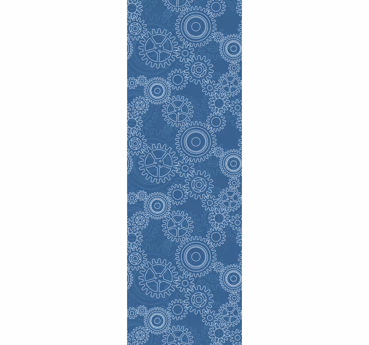 Office blind 3d mechanical chains design - TenStickers