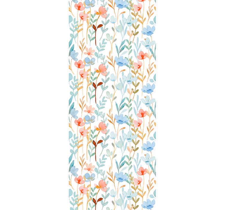 Office blind flowerprint 'hydenyear' - TenStickers