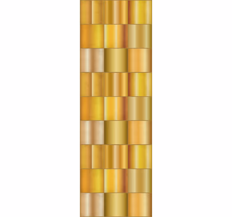 Office blind in gold yellow blocks - TenStickers