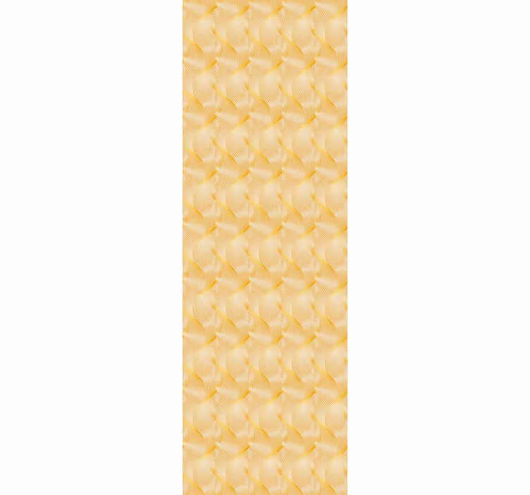 Office blind gold foil wave illusion - TenStickers