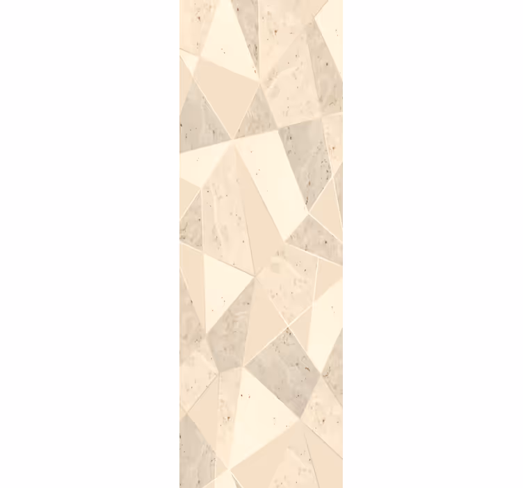 Office blind 3d golden triangles design - TenStickers
