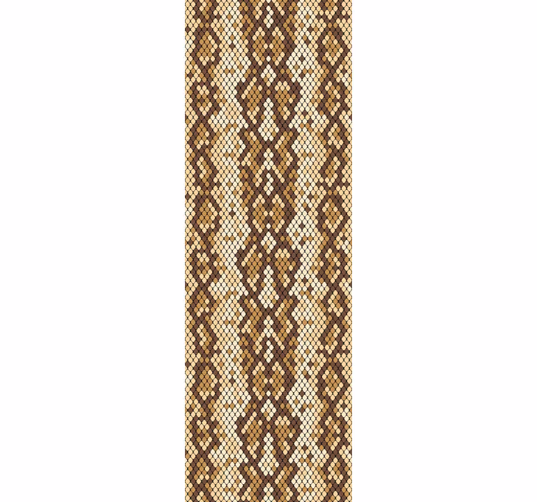 Office blind with snake skin design - TenStickers