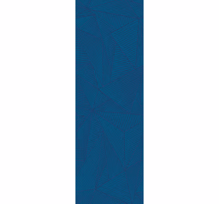 Office blind in blue geometric simple pattern - TenStickers