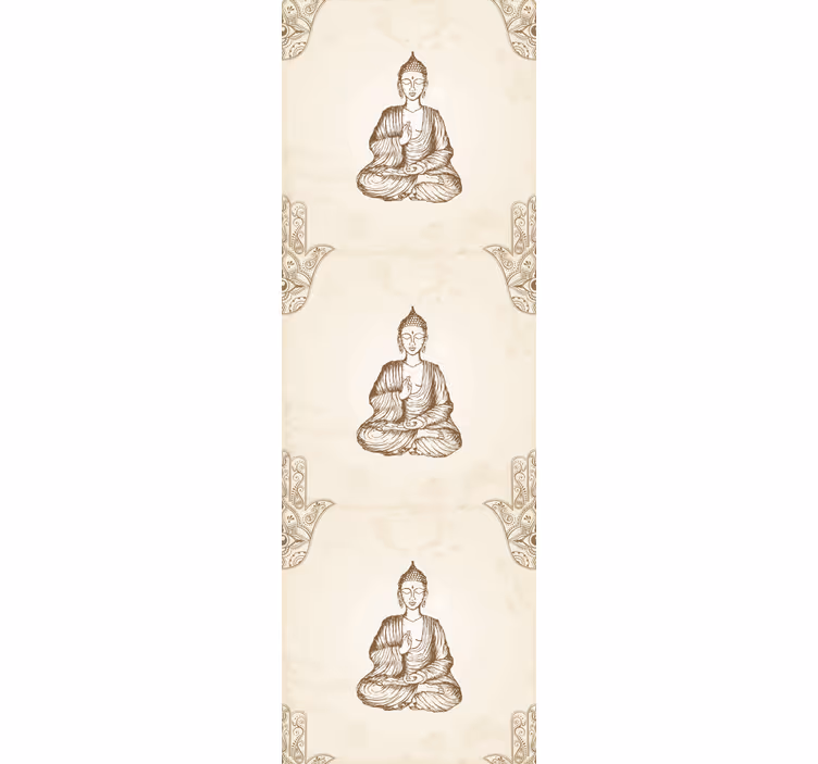 Office blind buddha hamsa hand symbol - TenStickers
