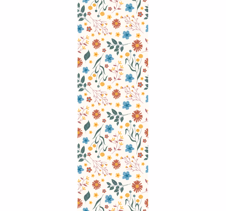 Office blind with various flowers and plants - TenStickers