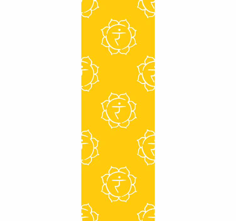 Office blind solar plexus chakra design - TenStickers
