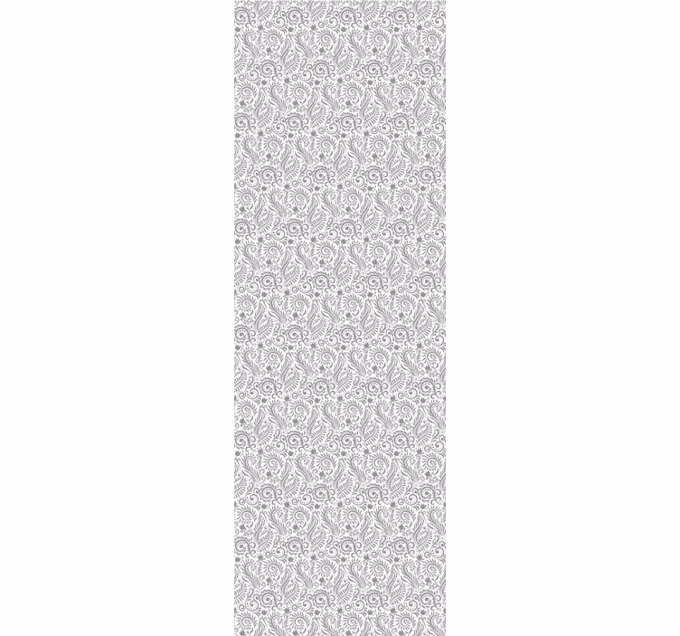 Office blind with vintage ornamental flowers - TenStickers