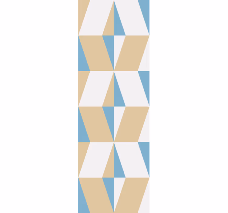Office blind with geometric minimalist shapes - TenStickers