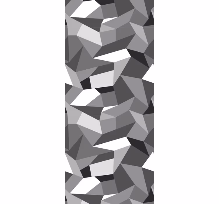 Office blind in black and white triangles - TenStickers