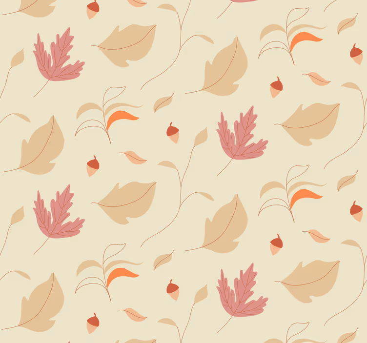 Office blind autumn leaves - TenStickers