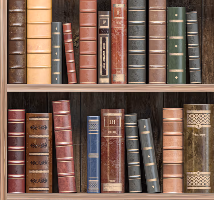 Office blind for library books - TenStickers