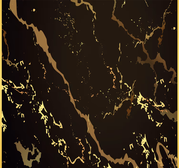 Office blind marble texture black gold - TenStickers