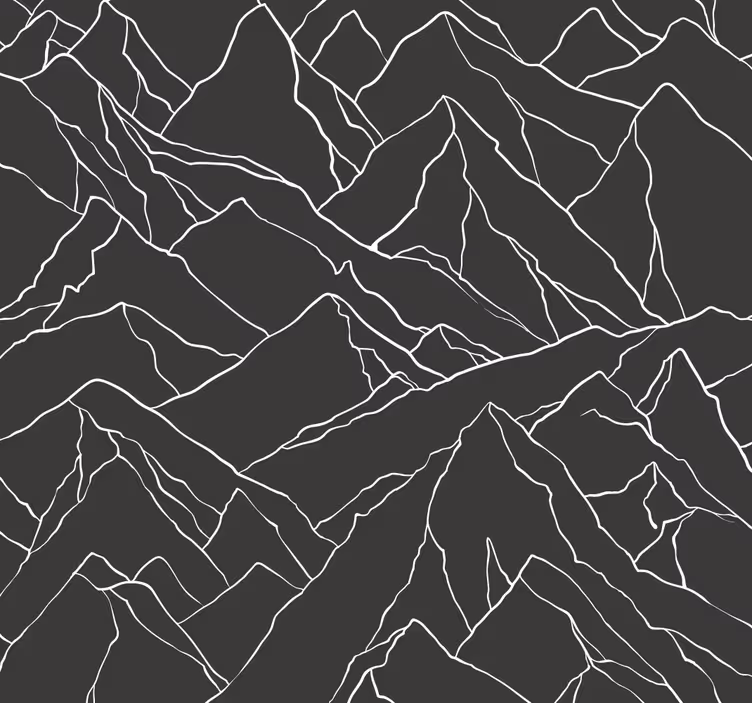 Office blind mountain outline - TenStickers