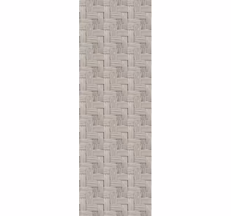 Office blind in gray handmade wicker effect - TenStickers