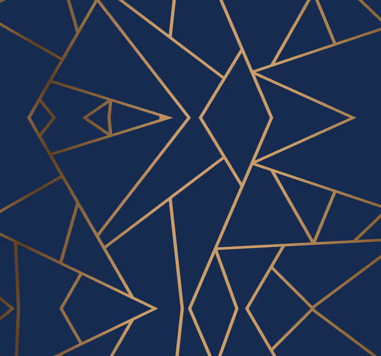 Office blind with geometric patterns - TenStickers