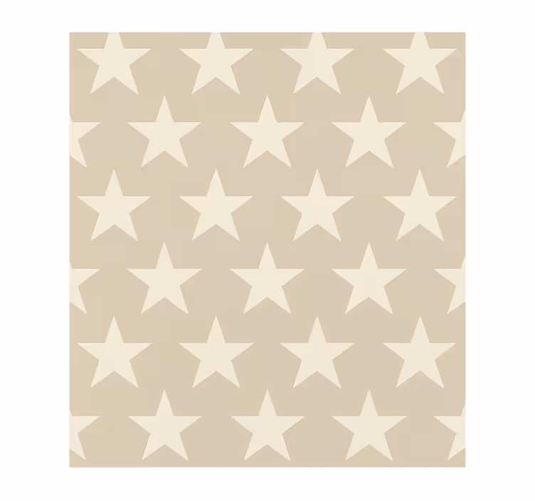 Teenage roller blind beige stars pattern - TenStickers