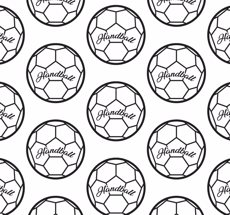 Teenage roller blind with handball design - TenStickers