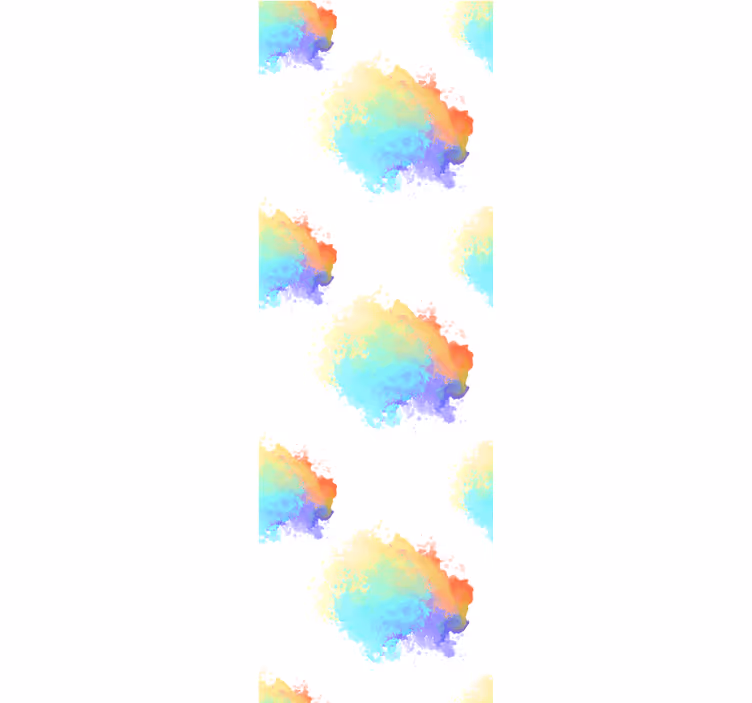 Teenage roller blind splash colors celebration - TenStickers