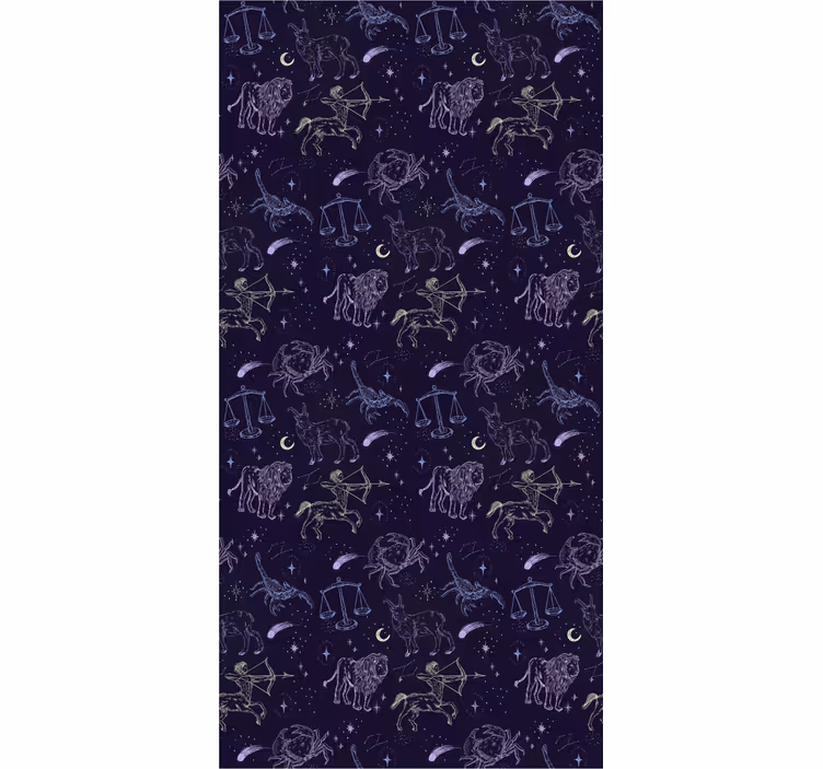 Teenage roller blind with constellation design - TenStickers