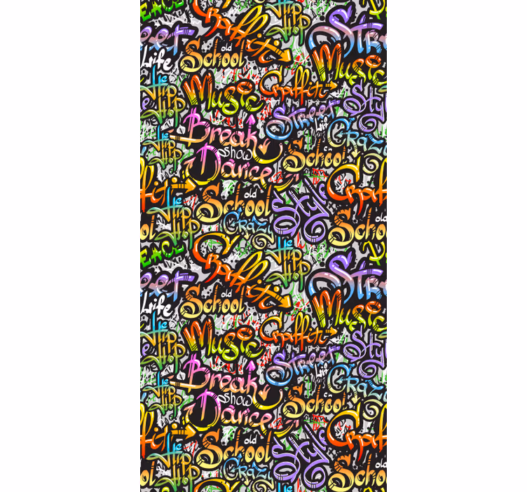 Teenage roller blind urban street art design - TenStickers