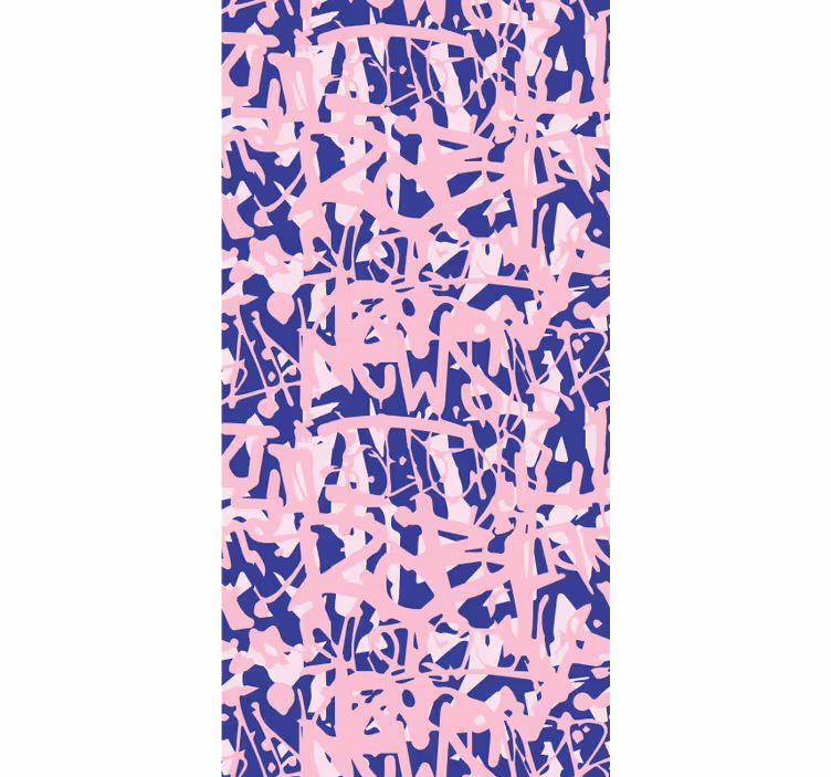 Teenage roller blind in pink and purple graffiti - TenStickers