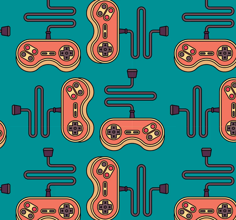 Teenage roller blind in gaming design - TenStickers