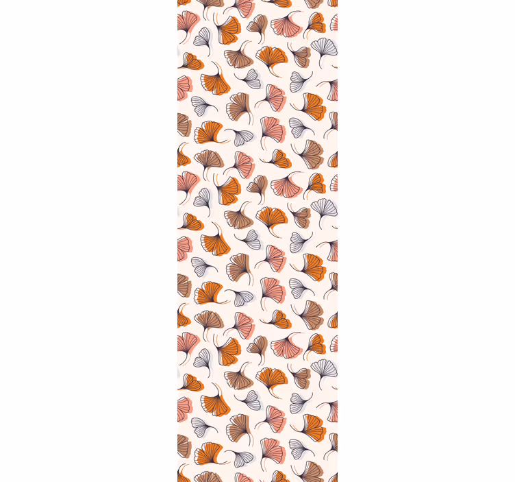 Modern blind ginkgo leaves art design - TenStickers