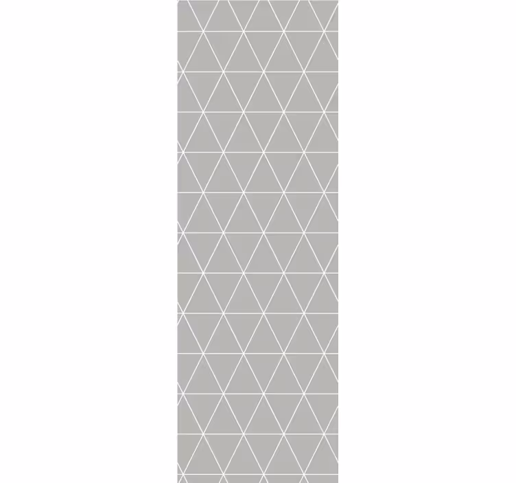 Modern blind minimalist light grey geo pattern - TenStickers