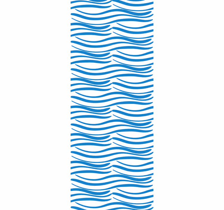 Modern blind with small waves pattern - TenStickers