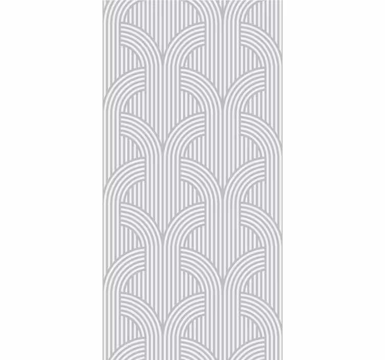 Modern blind in grey minimalist style - TenStickers