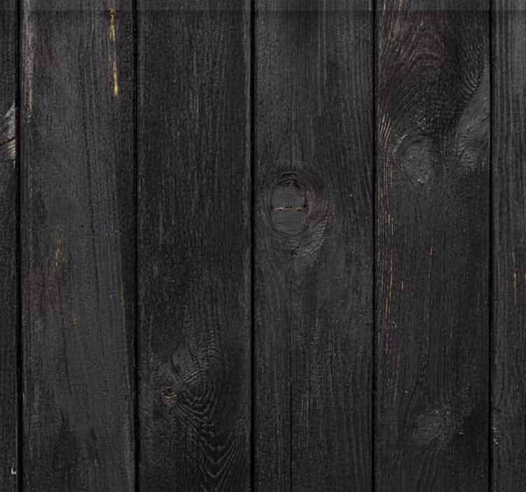 Texture and pattern blind burnt ebony wood planks - TenStickers