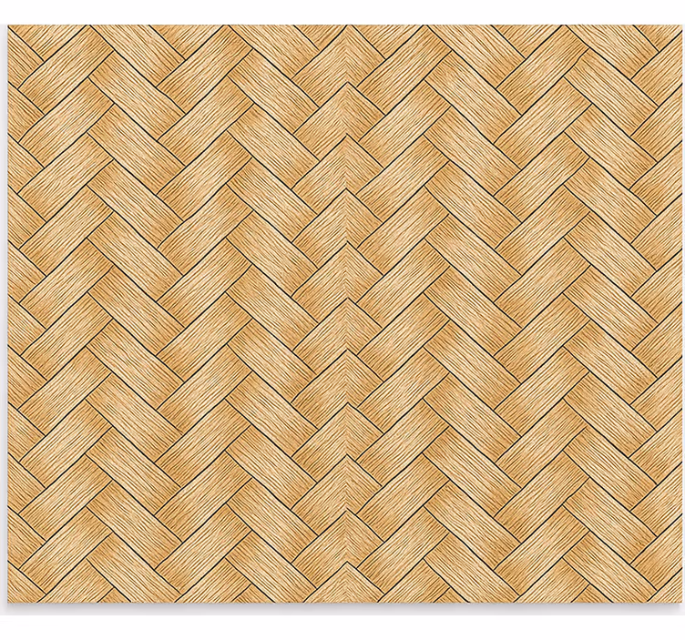 Texture and pattern blind classic herringbone rattan weave - TenStickers