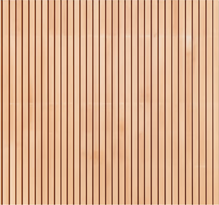 Texture and pattern blind vertical light cedar slats - TenStickers