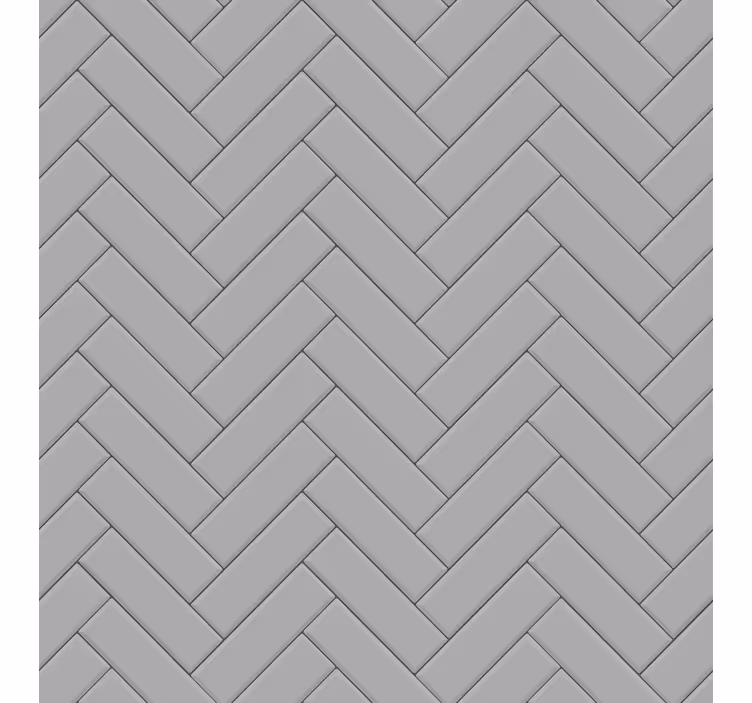Grey blind herringbone grey tiles - TenStickers