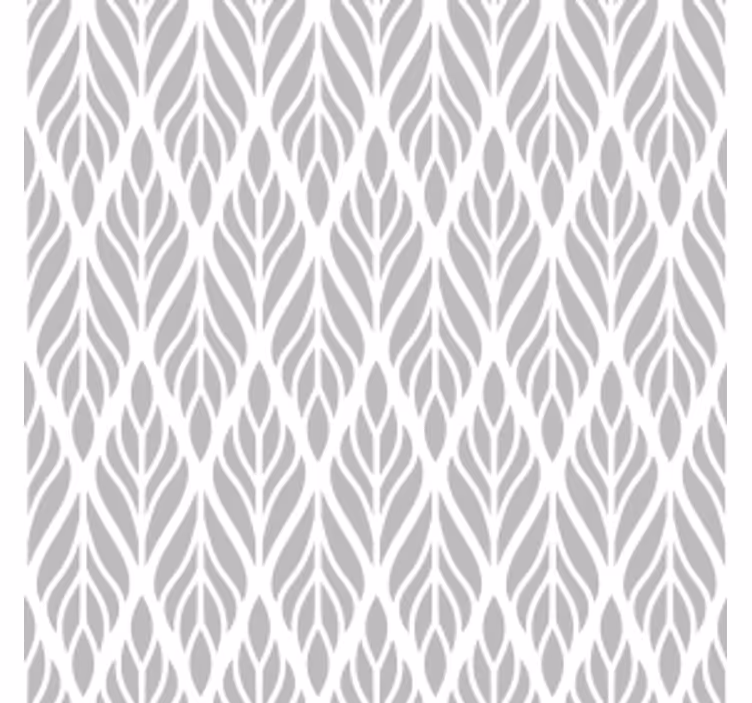 Grey blind with ethnic floral grey pattern - TenStickers