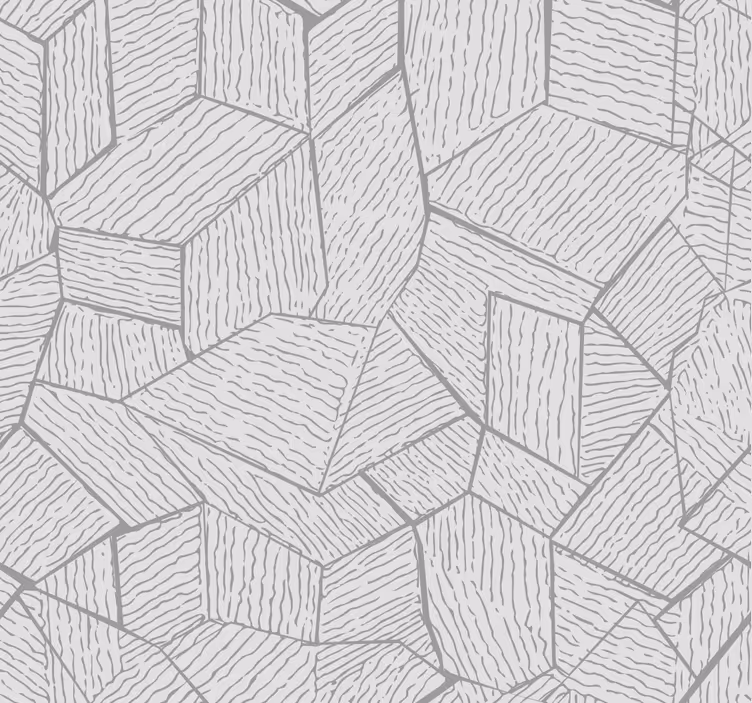Grey blind with african fabric design - TenStickers