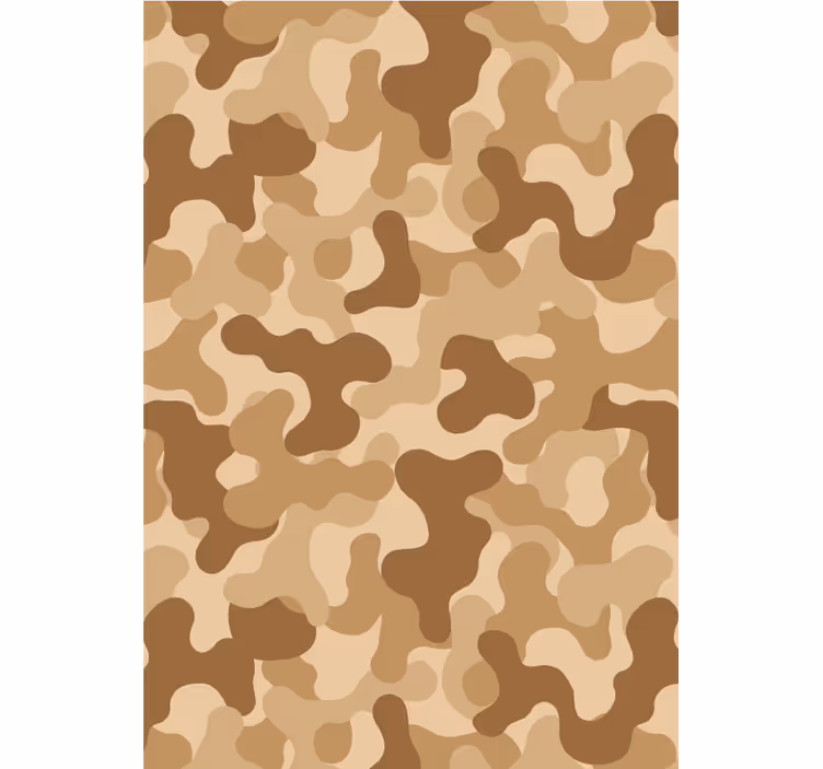 Beige blind abstract camouflage pattern - TenStickers
