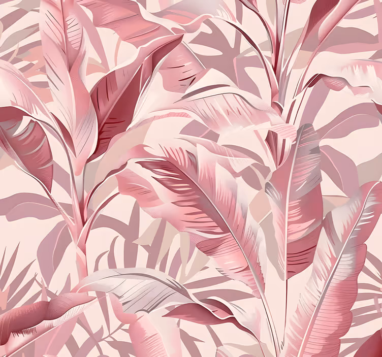 Pink blind rainforest retreat - TenStickers
