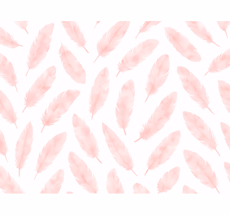 Pink blind with pink feather design - TenStickers