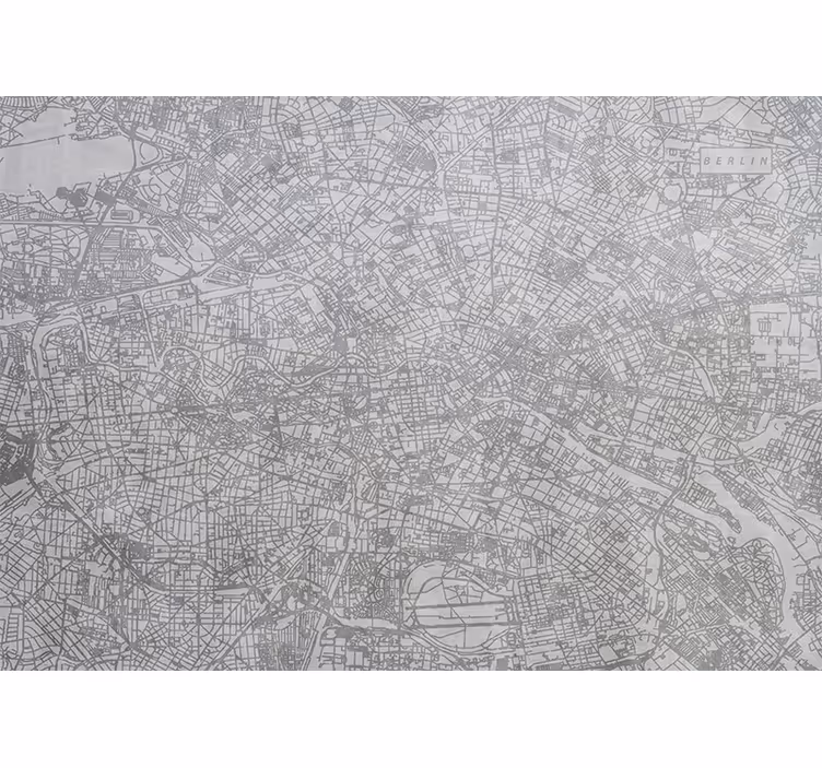 Kitchen blind city map berlin - TenStickers