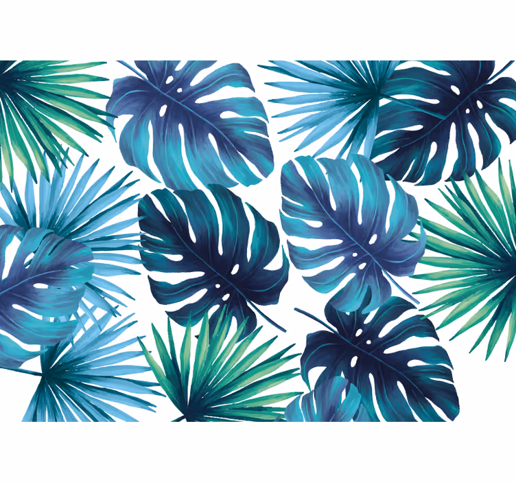 Kitchen blind tropical leaves california style - TenStickers