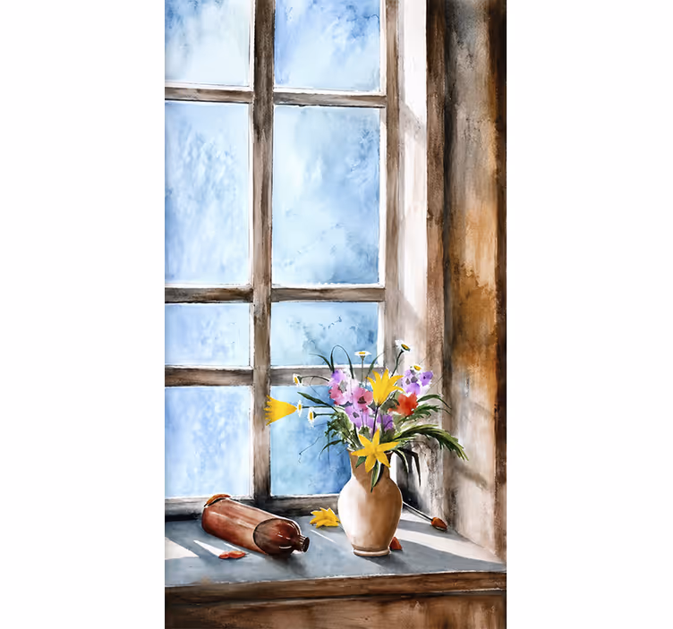 Kitchen blind vintage plant design - TenStickers