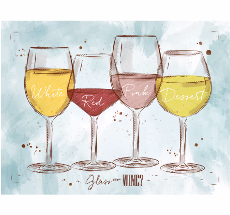 Kitchen blind rustic wine - TenStickers