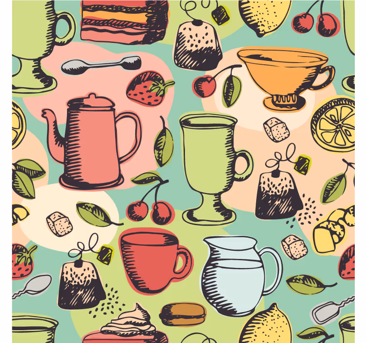 Kitchen blind food storage solution - TenStickers